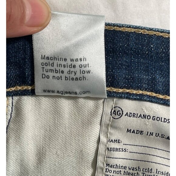 AG Adriano Goldschmied Stilt Crop Cigarette Jean Distressed - Picture 11 of 11